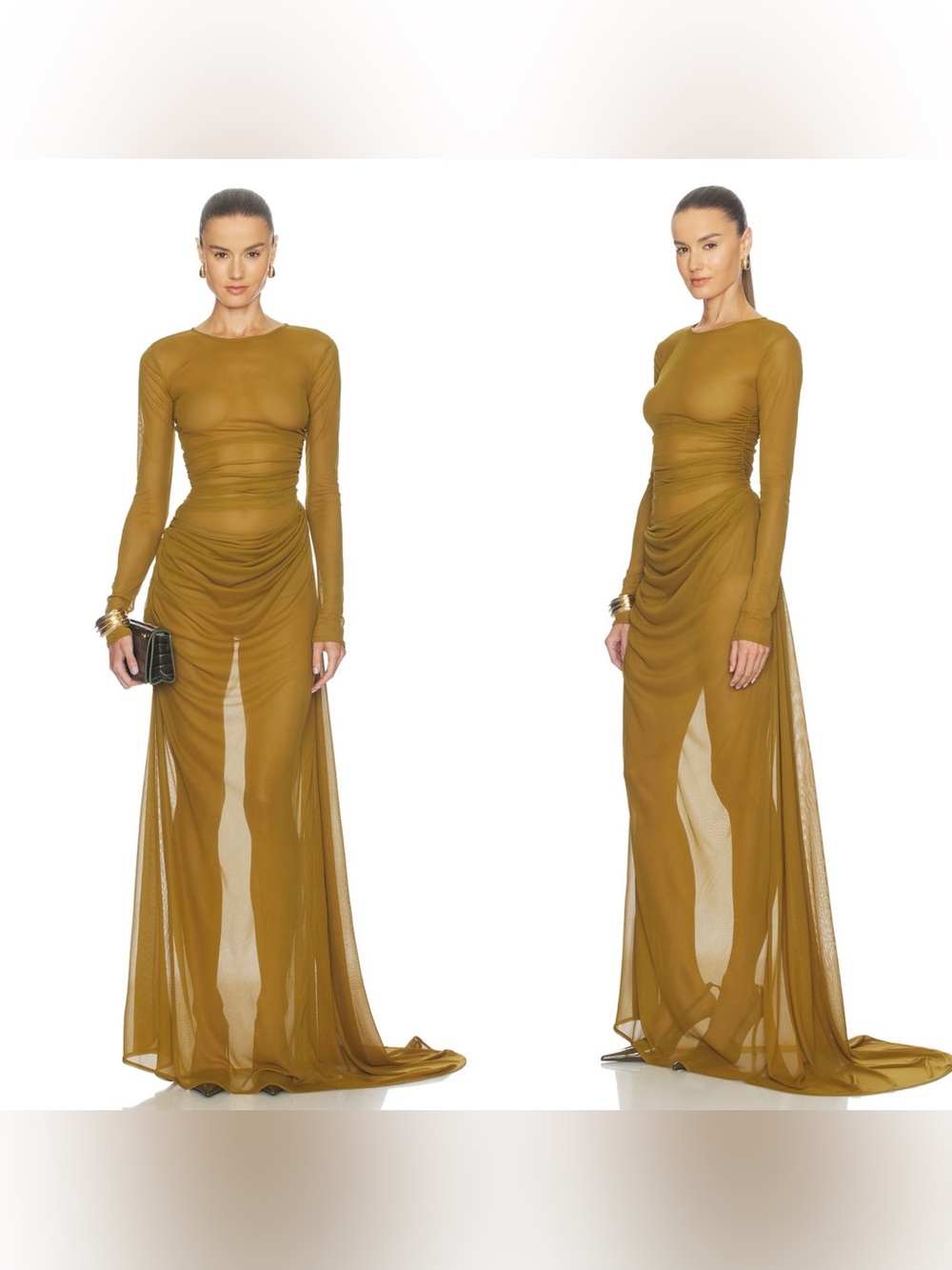 NWT Camila Coelho Marisa Gown in Chartreuse